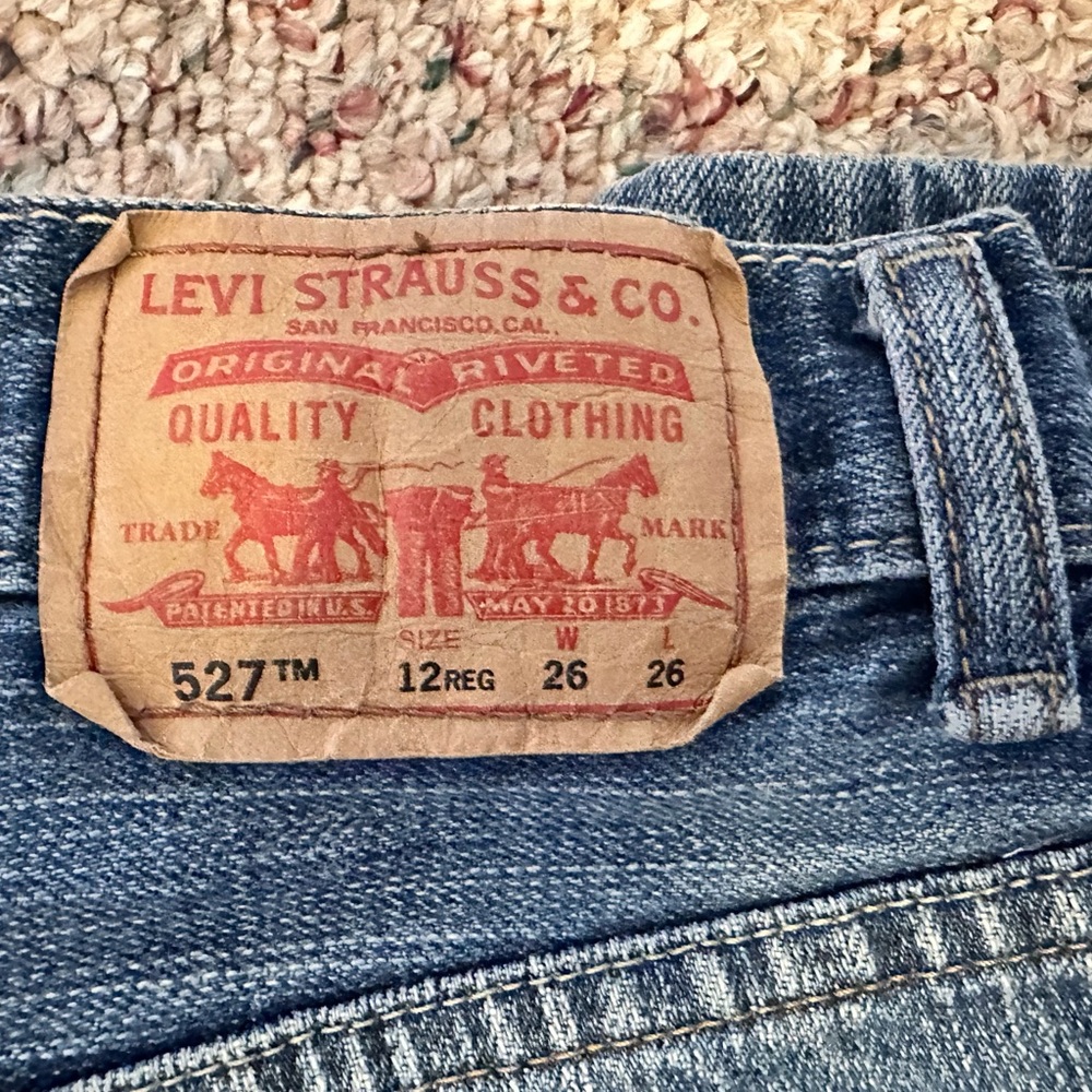 Boys Levi's 527 Boot Cut Jeans - Size 26x26